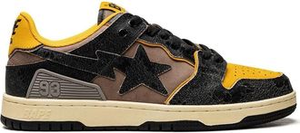 A Bathing Ape SK8 STA 5 M1 Yellow sneakers - unisex - Calf Leather/Rubber/Fabric - 12