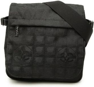 Chanel Borsa a tracolla Pre-owned in nylon - - Pre-owned - Donna - Nero - ONE SIZE