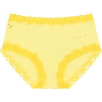 Uwila Warrior Soft Silk Days Of The Week Briefs in Lemon Zest at Nordstrom, Size Xx-Small