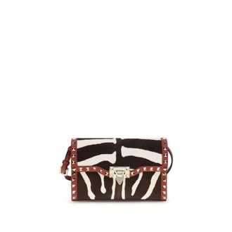 Valentino Garavani Multicolor Calf Leather Bos Taurus Shoulder Womens Bag