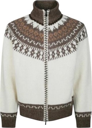 Altea C&aacute;rdigan de punto Jaquard - Knitwear - Hombre - Beige - XL