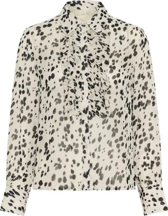 Part Two French Oak Dot Shirt - Dames - Overhemden - Veelkleurig - 2XS - Overhemden