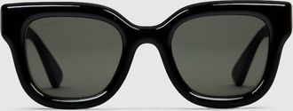 Gucci Round Frame Sunglasses, Black