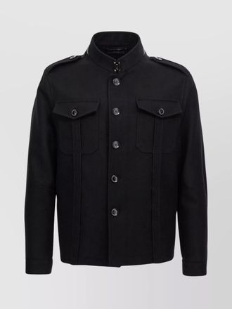 Tom Ford military style jacket japanese influences