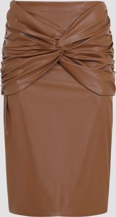 Elisabetta Franchi Eco lederen rok