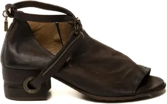 A.S.98 A.s.98, Schoenen, Dames, Bruin, 39 EU, Leer, Sandaal met open neus