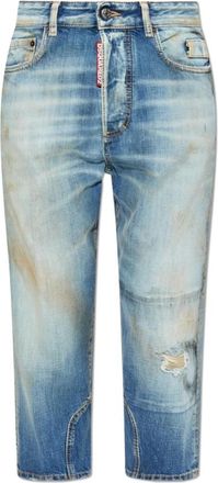 Dsquared2 Jeans Baby Carpenter - Dames - Cropped Jeans - Blauw - M - Katoen - Jeans