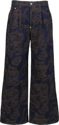 Kenzo x Verdy Jeans con ricamo - Blu