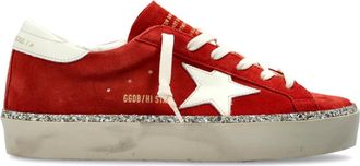 Golden Goose HI Star Sneakers - Dames - Sneakers - Rood - 41 EU - Leer - Schoenen