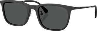Emporio Armani Ea 4275D Zonnebril - Heren - Zonnebrillen - Zwart - 56 MM - Accessoires