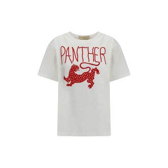 Valentino Witte Katoenen T-Shirt
