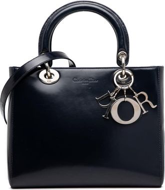 Dior Pre-owned Dior Medium Glazed Calfskin Lady Dior 1A1I0HC5S6LIZZV2