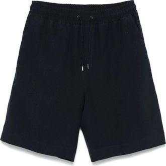 Giorgio Armani linen bermuda shorts - men - Linen/Flax - 48 - Blue
