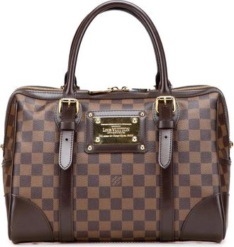 Louis Vuitton Pre-owned Handbags, female, Brown, Size: ONE SIZE Pre-owned Elegant Leather Handbag with Top Handles for Daily Use
