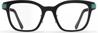 Blackfin Matte Black Hilo Square Glasses