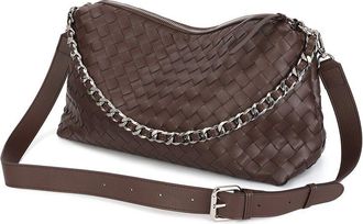 Tiffany & Fred Hand-Woven Leather Large Tote