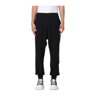 Alexander McQueen Broeken, Heren, Zwart, M, Zwarte broek met zijstreep