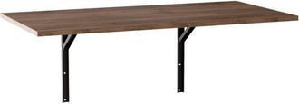 OEM Mesa De Pared Extensible Flap 138x68 Cm Roble Chocolate