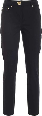 Moschino Slim-fit Jeans - Dames - Slim Fit Jeans - Zwart - S - Katoen - Jeans
