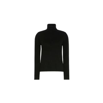 Max Mara Educata Cuello Alto - Knitwear - Mujer - Negro - XS