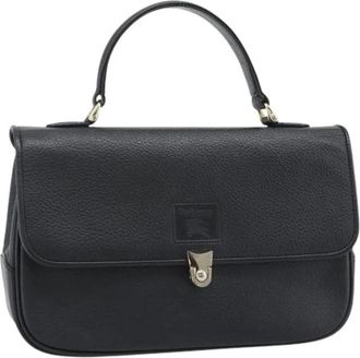 Burberry Pre-owned Hand Bag - Dames - Vintage Handtas - Zwart - ONE Size - Leer - Vintage