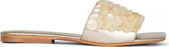 Jeffrey Campbell Womens Fishy Slide Sandals In White