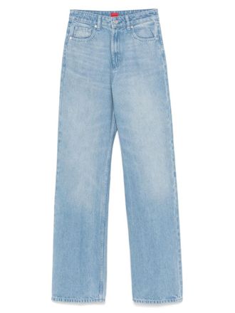 HUGO BOSS straight-leg jeans - women - Cotton/Cotton/Polyester - 29/34 - Blue