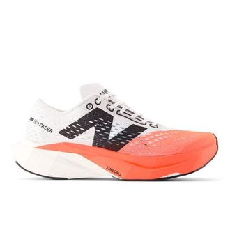 New Balance Mujer FuelCell SuperComp Pacerv2 en Rojo/Blanco/Negro, Talla 36.5