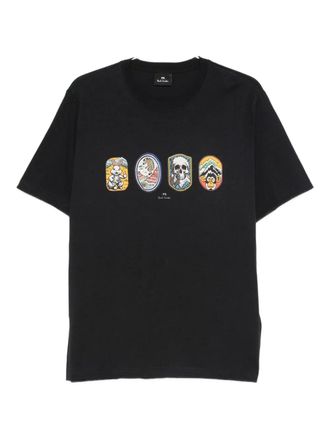 Paul Smith T-shirt con grafica - Blu