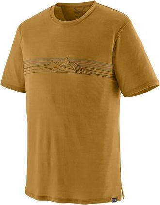 Patagonia Cap Cool Merino Graphic Shirt Merinoshirt f&uuml;r Herren | braun
