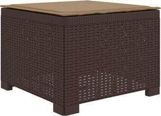 vidaXL Sill&oacute;n Individual De Jard&iacute;n Con Coj&iacute;n Apariencia De Ratan Pp Vidaxl