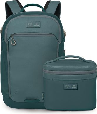 Osprey Axis x Hydro Flask Backpack & Insulated Lunch Bag Bundle in Cascade Blue at Nordstrom