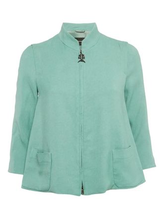 Emporio Armani zip-fastening jacket - Green