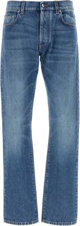 Versace Light Blue Straight Jeans