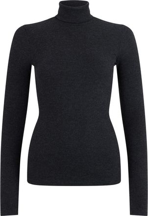 A Gold E Black Knitted Turtle Neck Sweater