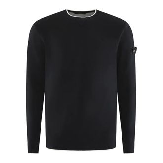Peuterey Round-neck Knitwear, male, Blue, Size: 2XL Rubjerg Sweater