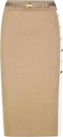 Elisabetta Franchi Donna, Gonne, Beige, M, new