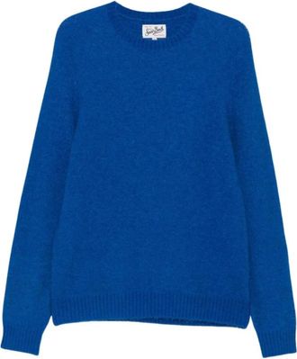 MC2 Saint Barth Regent Crewneck - Heren - Ronde hals truien - Blauw - M - Truien & Vesten