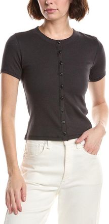Rag & Bone Rag & Bone Essie Rib Button Top