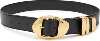 Amanu Studio The Grumeti Leather Belt - Black - S