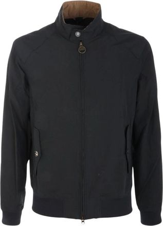 Barbour Rectifier Harrington Jas - Heren - Bomber jackets - Blauw - S - Katoen - Jassen