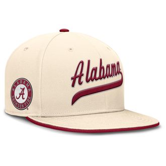 Nike Alabama Crimson Tide Primetime True Nike Mens Dri-FIT College Fitted Hat in Brown | NC110C3BABN-4EN