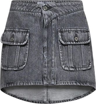 J.W.Anderson Minigonna con taschino - Grigio