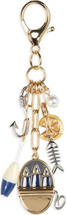 Leith Sardine Cluster Charm in Blue Multi- Gold at Nordstrom Rack