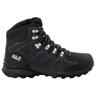 Jack Wolfskin Refugio Texapore Mid Wanderschuhe f&uuml;r Herren | schwarz