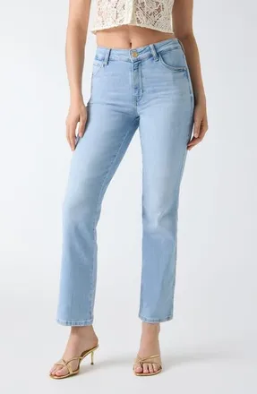 Guess Sexy Straight Leg Jeans in Tmlt-Open at Nordstrom, Size 28 X 32