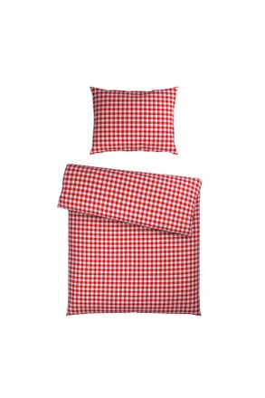 Esposa Bettw&auml;sche, Rot, Wei&szlig;, Textil, Abstraktes, 140x200 cm, pflegeleicht, atmungsaktiv, schadstoffgepr&uuml;ft, Heimtextilien, Bettw&auml;sche & Leint&uuml;cher, Bettw&auml;sc