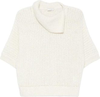 PESERICO Jersey de cuello redondo - Knitwear - Mujer - Blanco - M