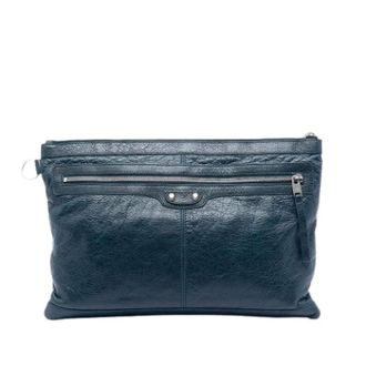Balenciaga Pre-owned Clutches, female, Blue, Size: ONE SIZE Pre-owned Leather Clutch