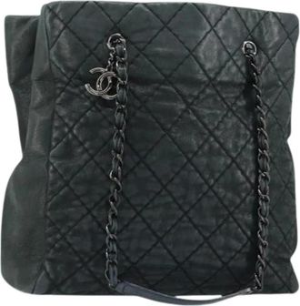 Chanel Pre-owned Tote Bags, female, Green, Size: ONE SIZE Pre-owned Vintage Tote Bag